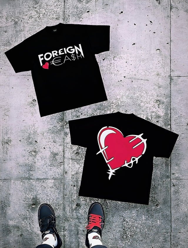 "FOREIGN CASH" X "RICH LOVE" SIGNATURE TEE