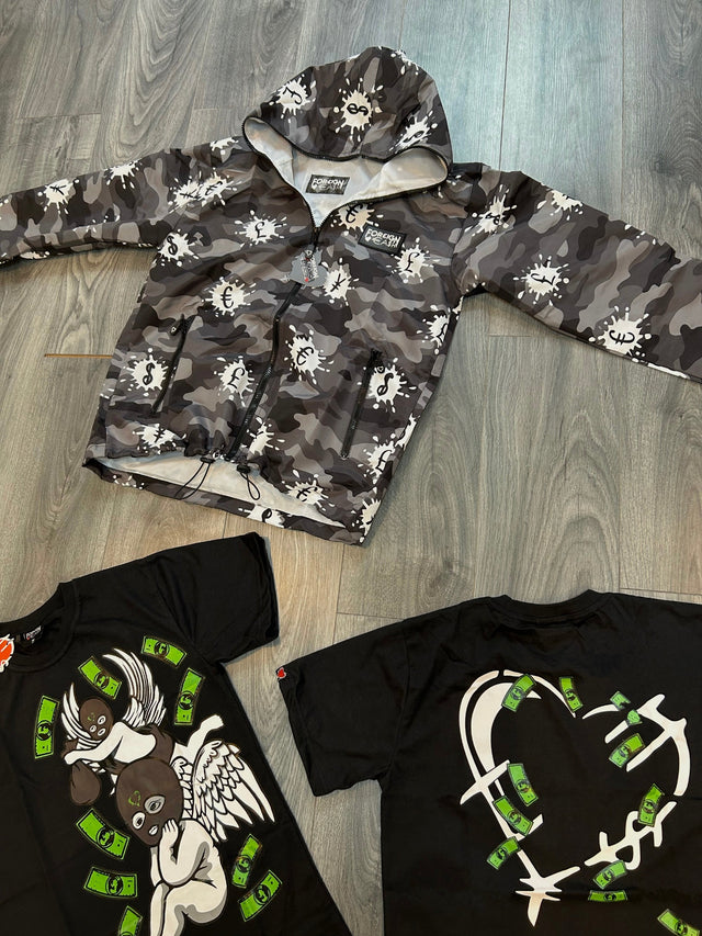 CAMO (€£$¥) CASH SPLASH FULL ZIP